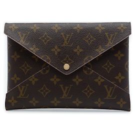 Louis Vuitton Brown Monogram Pochette Kirigami GM