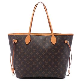 Louis Vuitton Brown Monogram Neverfull MM