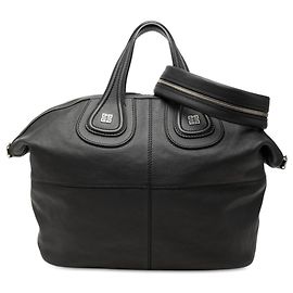 Sac Nightingale Givenchy en cuir de veau noir, taille Medium