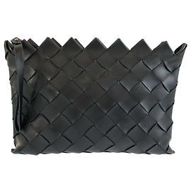 Borsa a pochette in pelle Intrecciato Bottega Veneta