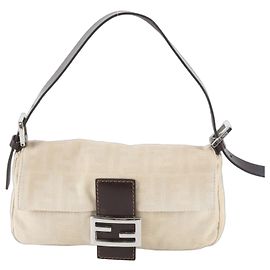 Fendi Zucca Mamma Bucket FF Schultertasche aus Leder