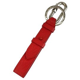Portachiavi Louis Vuitton in pelle rossa