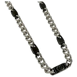 Gucci Herren-Halskette mit ineinandergreifenden Cuban-Links