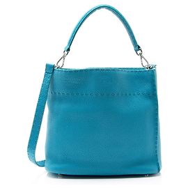 Bolso bucket pequeño Fendi Selleria Anna de piel