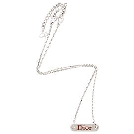 Dior Logo Bar Halskette