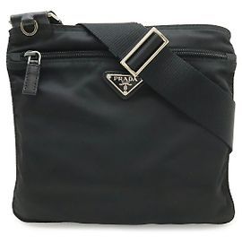 Borsa a tracolla Prada con logo Triangle