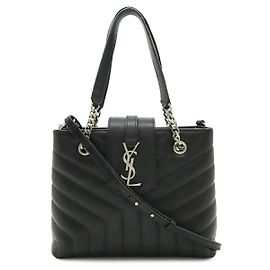 Bolso de hombro acolchado Yves Saint Laurent Loulou