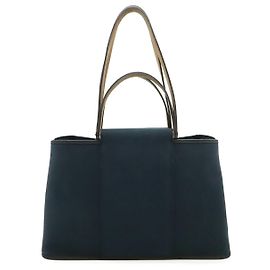 Borsa Tote Hermès in tela nera