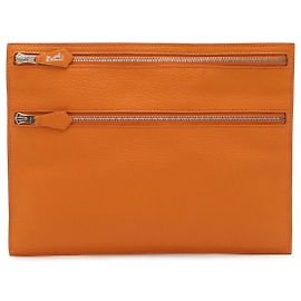 Hermès Hermes W Zip Flat Pouch