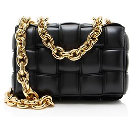 Borsa a tracolla Maxi Cassette con catena in nappa Bottega Veneta