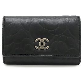 Portachiavi Chanel Camellia Coco per 6 chiavi