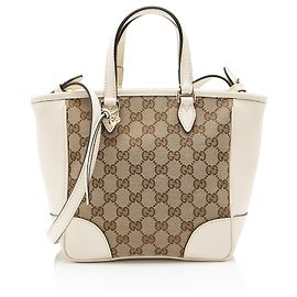 Borsa Tote Gucci GG Canvas Bree Small