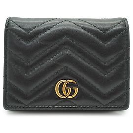 Portafoglio in pelle Gucci Marmont