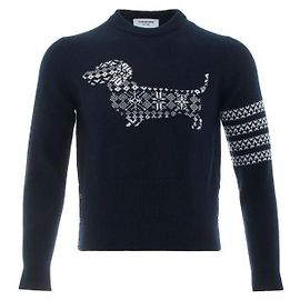 Thom Browne Merino Wool Holiday Hector Strickpullover