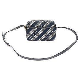 Givenchy Bolsa Tiracolo Bond Camera em lona Oil Blue