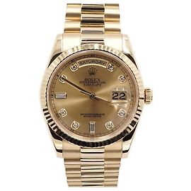 Rolex Orologio da uomo Gold Day-Date President Diamond