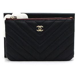 Chanel Mini Pochette Caviar Chevron