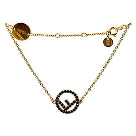 Fendi Black Cubic Is Gold Armband