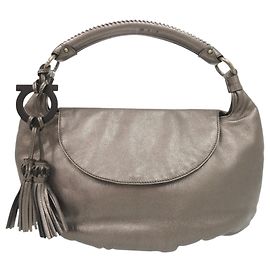Borsa in pelle con nappina Gancini Salvatore Ferragamo