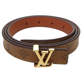 Louis Vuitton Ceinture Iconic Leather Brown Belt