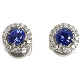 Orecchini a lobo Tiffany & Co. Soleste in zaffiri e diamanti