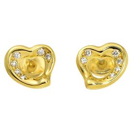 Pendientes de corazón con diamante Tiffany & Co.