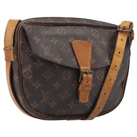 LOUIS VUITTON Monogram Jeune Fille MM Shoulder Bag M51226 LV Auth 200194