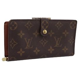 LOUIS VUITTON Monogram Continental Clutch Wallet T61217 LV Auth 197260
