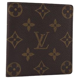 LOUIS VUITTON Monogram Porte Billets 6 Cartes Crdit Case M60929 LV Auth BA15414