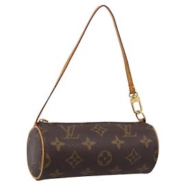 LOUIS VUITTON Monogram Papillon Pouch LV Auth 202020