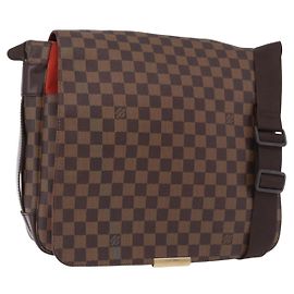 LOUIS VUITTON Damier Ebene Bastille Shoulder Bag N45258 LV Auth BA15323