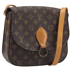 LOUIS VUITTON Monogram Saint Cloud GM Shoulder Bag M51242 LV Auth ki6795