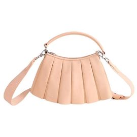 Lacoste Lenglen cuir Défilé pink leather shoulder bag