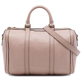 Sac Boston Joy Gucci en Microguccissima marron avec garnitures en cuir de veau, taille Medium