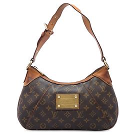 Louis Vuitton Monogram Thames PM Schultertasche Braun