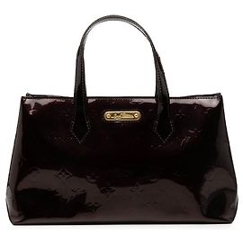 Borsa Louis Vuitton Monogram Vernis Wilshire PM Purple