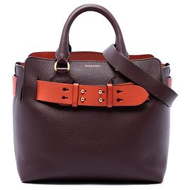 Borsa a cintura Marais Burberry Small in pelle bicolore rossa