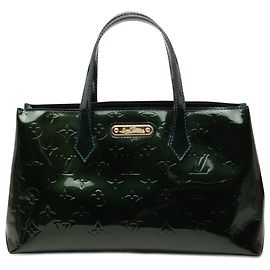 Borsa Louis Vuitton Monogram Vernis Wilshire PM Verde