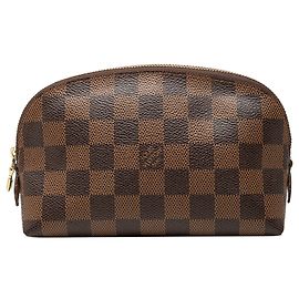 Bolso de cosméticos PM Louis Vuitton Damier Ebene Marrón