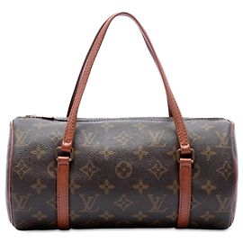 Louis Vuitton Monogram Papillon 26 Handtasche Braun