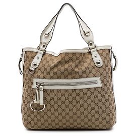 Tote Gucci GG Canvas Icon Bit Zip Beige