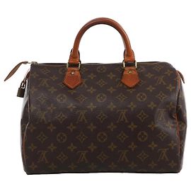 Borsa a mano Louis Vuitton Speedy 30 Monogram Canvas Marrone M41526