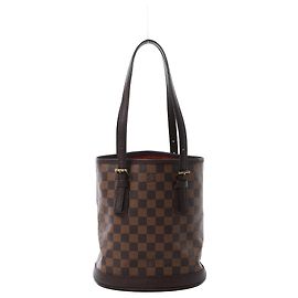 Louis Vuitton Malle Damier Ebene Shoulder Bag in Brown N42240