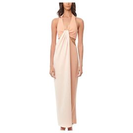 Autre Marque Eliya The Label Colorblock Halter Maxi Kleid