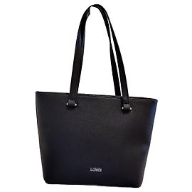 Autre Marque Borsa a mano L.CREDI in ecopelle nera