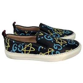 Gucci Ghost Leder Slip-On Sneaker
