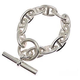 Hermès Hermes SV925 Chaine d'Ancre Charm Bracelet