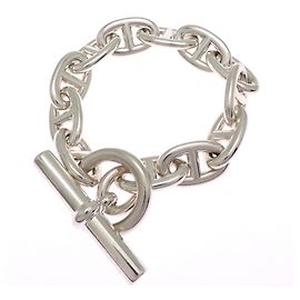 Hermès Hermes SV925 Chaine d'Ancre Charm Bracelet
