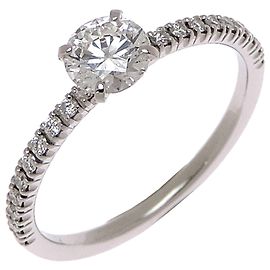 Anello fede Cartier in platino e diamanti