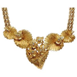 Collana Christian Dior Vintage con motivo floreale
